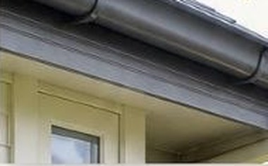 New guttering on a roofline